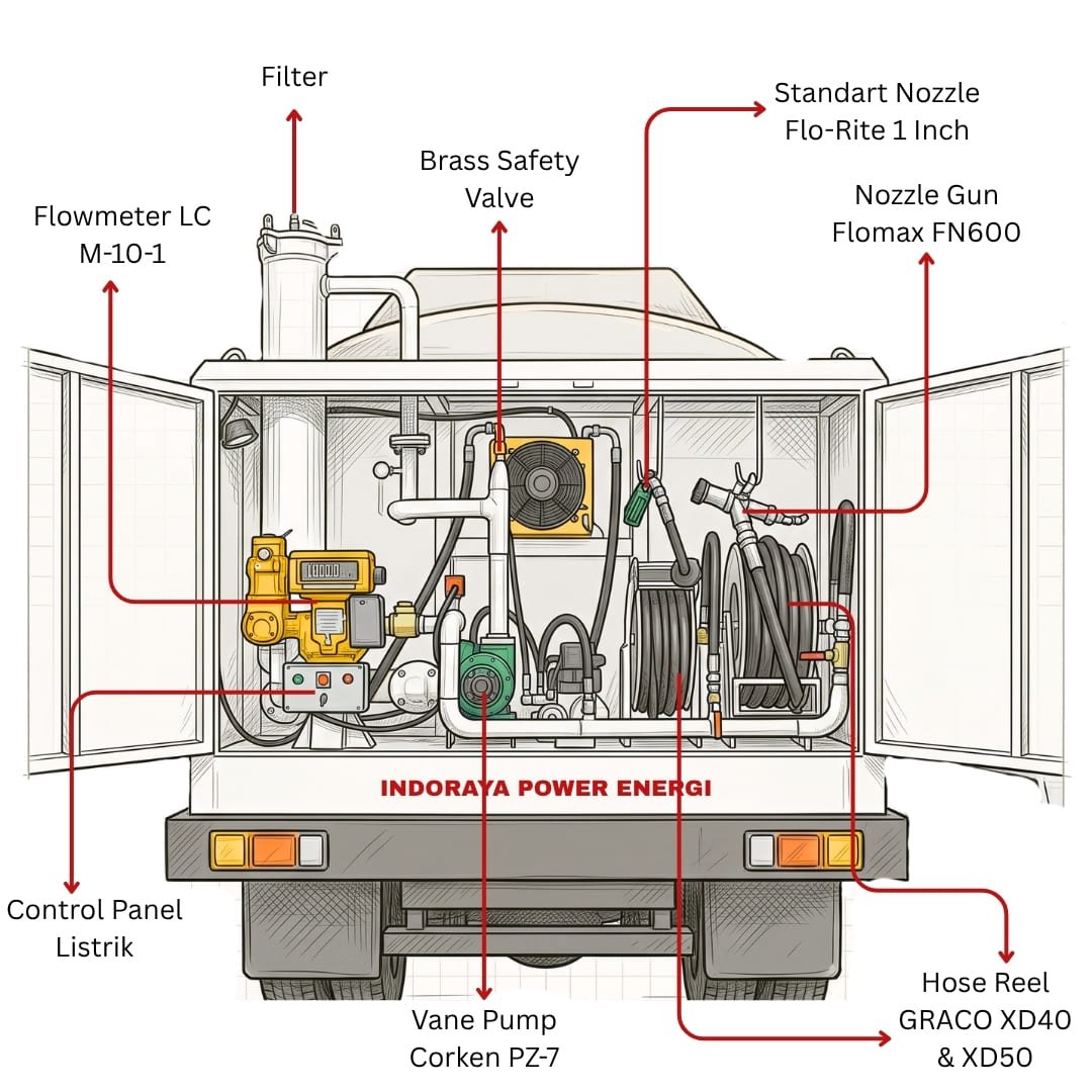 Modul Fuel Dispenser Truck