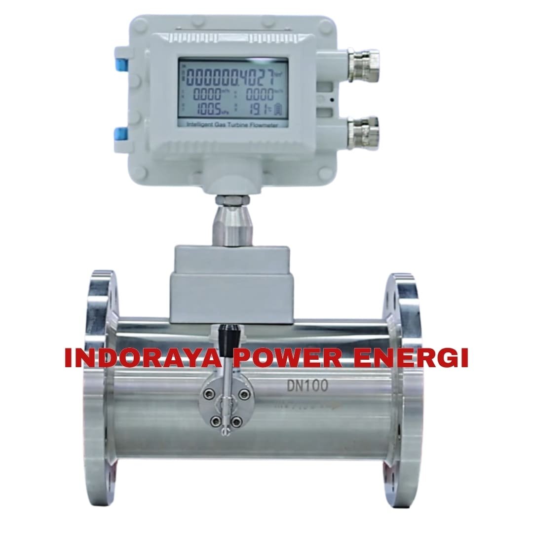 Gas Turbine Flowmeter RS485 DN100 4 Inch merek MAGNOS