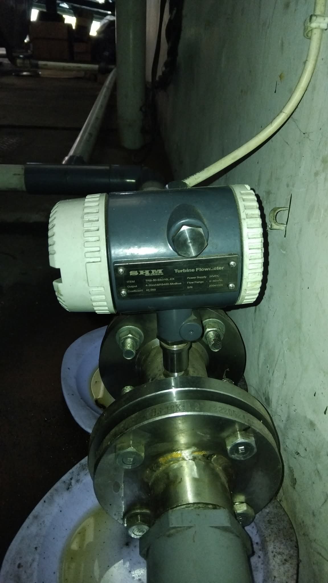 Pemasangan Turbine Flow Meter SHM ukuran 2 inch